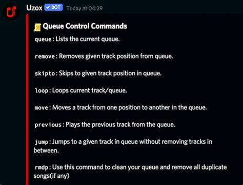 uzox bot|Commands 